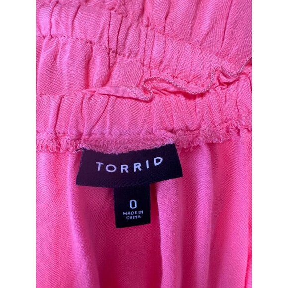 Torrid Mini Challis Tie-Front Skater Dress Size L - Picture 6 of 9